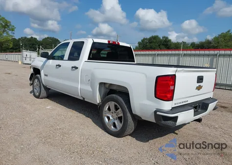 2018 Chevrolet Silverado 1500 Custom из США, поврежденный, VIN 1GCRCPEC3JZ314605